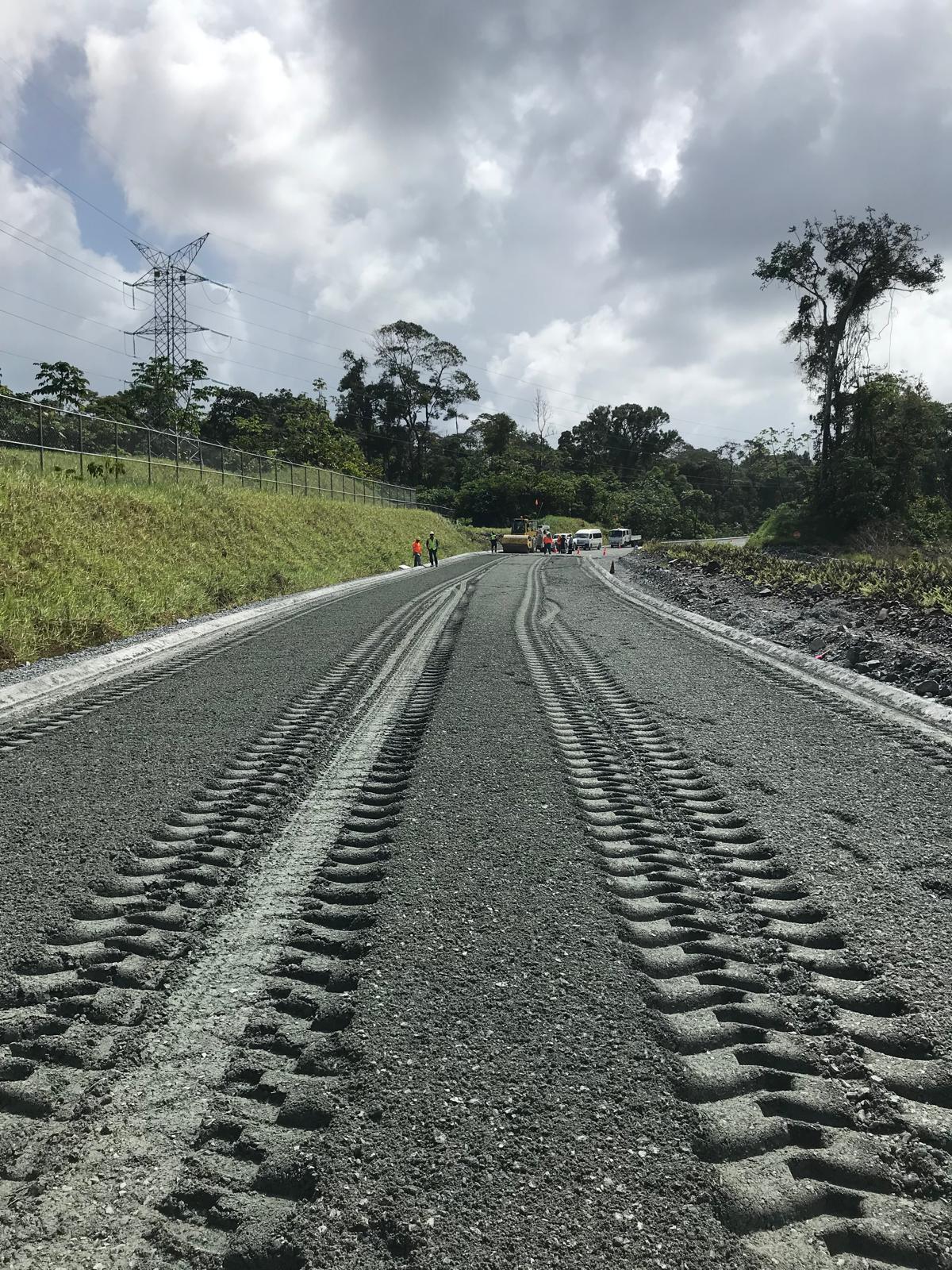 Surface routière après traitement LL-TECH