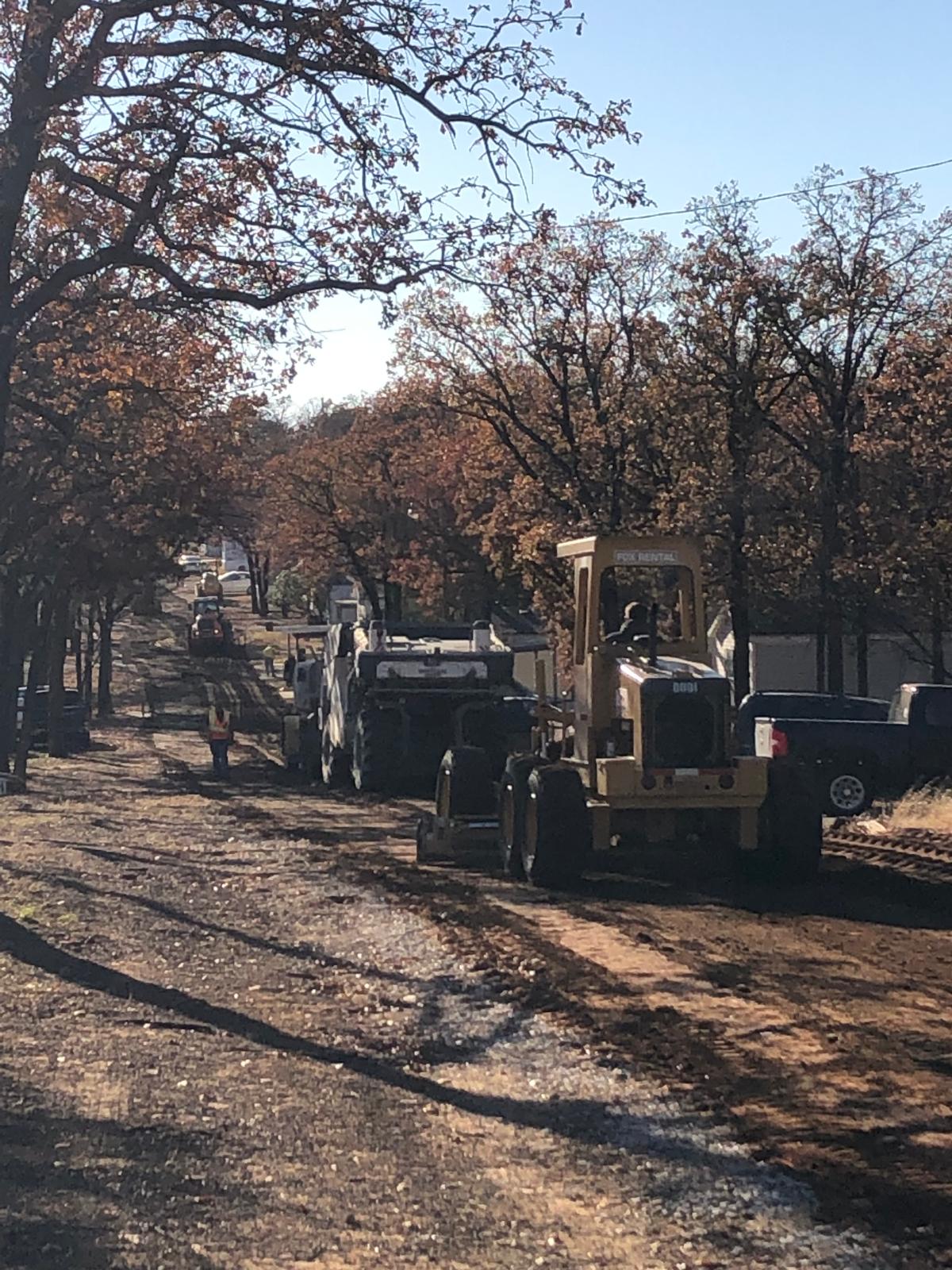 Projet de construction routière LL-TECH en cours