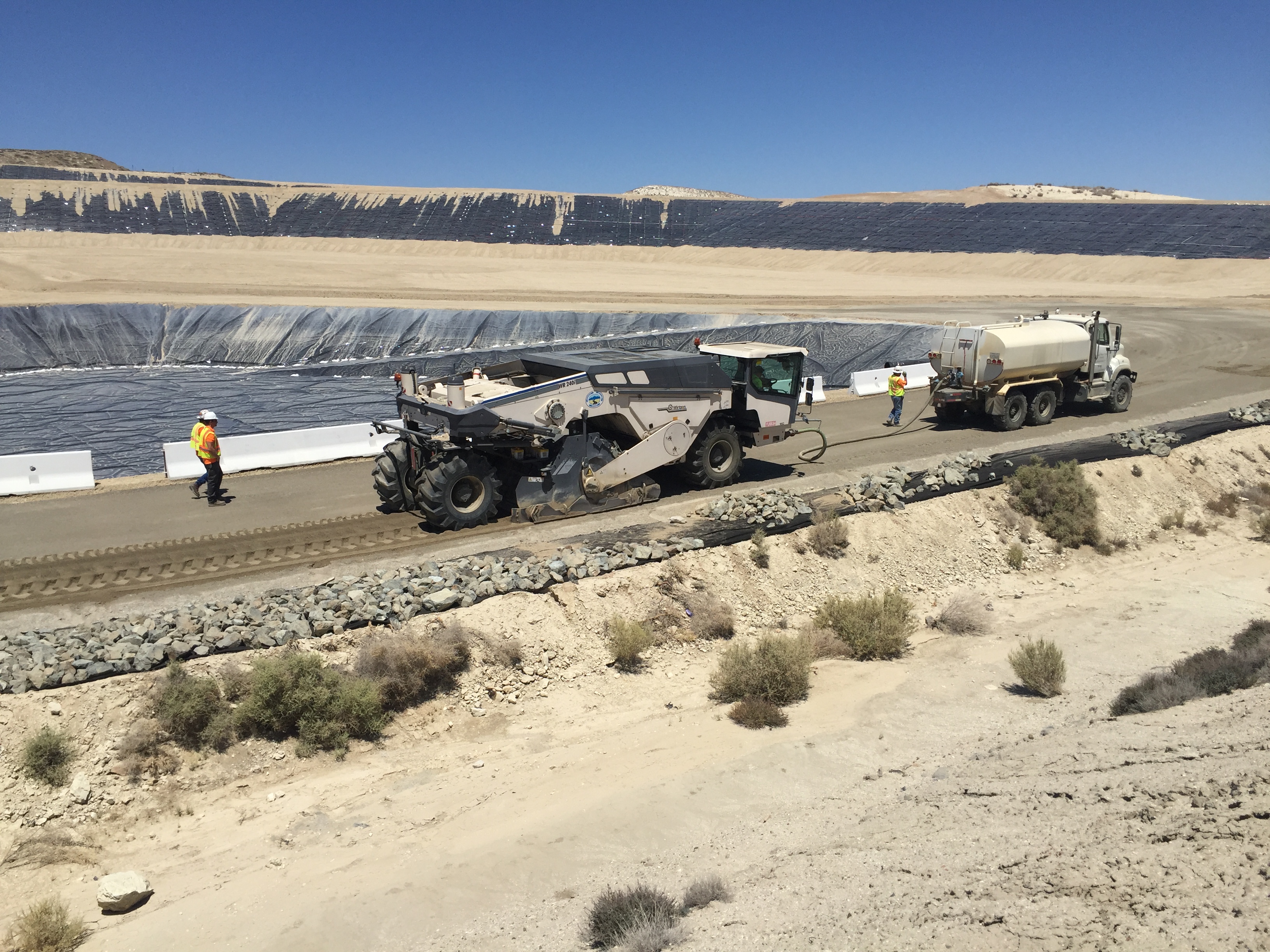 Intégration du polymère LL-TECH dans le sol